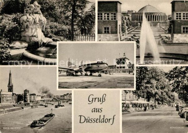 Duesseldorf Flughafen Königsallee Ehrenhof
