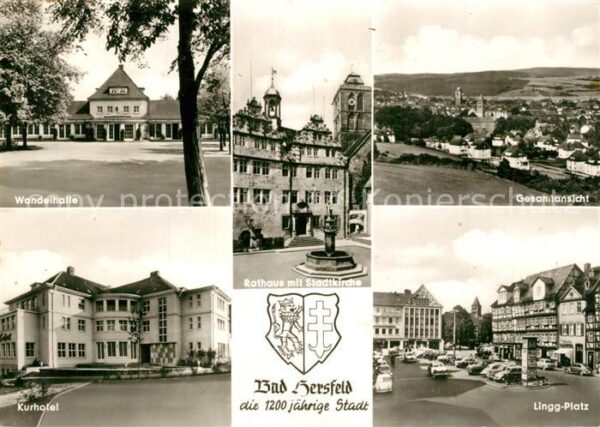 Bad Hersfeld Rathaus Kirche Lingg-Platz