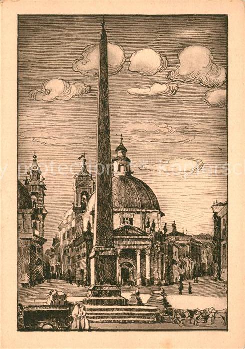 Roma Rom Piazza del Popolo