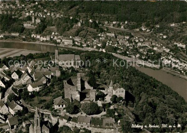 Dilsberg Fliegeraufnahme Schloss