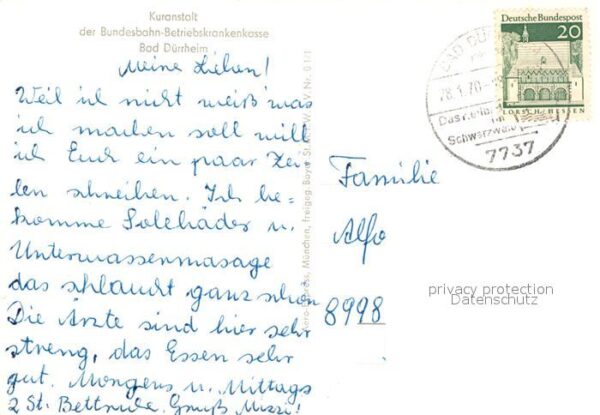 Bad Duerrheim Fliegeraufnahme Kuranstalt – Bild 2