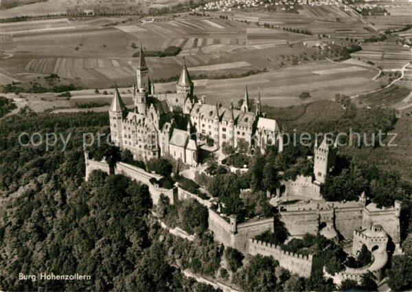Hohenzollern Fliegeraufnahme Burg
