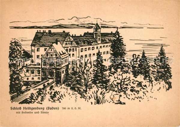 Heiligenberg Baden Schloss Säntis
