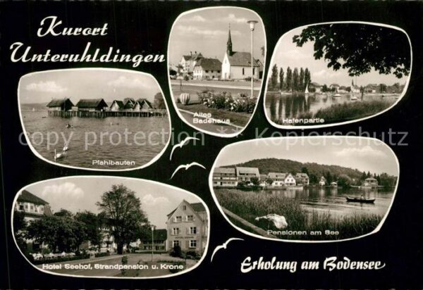 Unteruhldingen Pfahbauten Altes Badenhaus Hafen Hotel