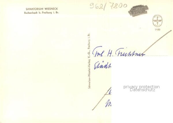 Buchenbach Breisgau Sanatorium Wiesneck – Bild 2