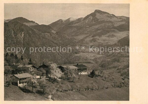 Oberaudorf Berggasthof Hocheck Spitzstein Inntaler