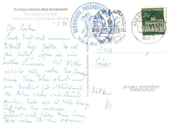 Bad Reichenhall Berghotel Predigtstuhl Hochstaufen – Bild 2