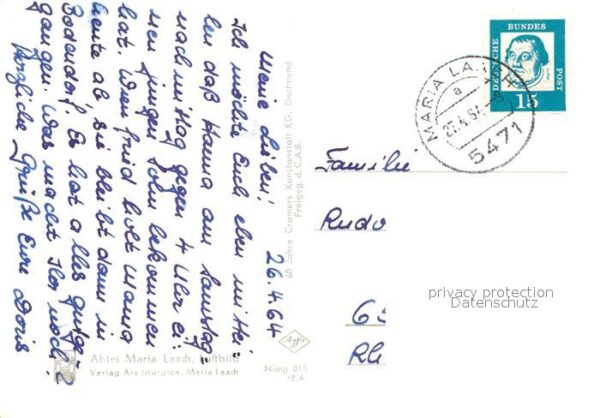 Maria Laach Glees Fliegeraufnahme Abtei – Bild 2