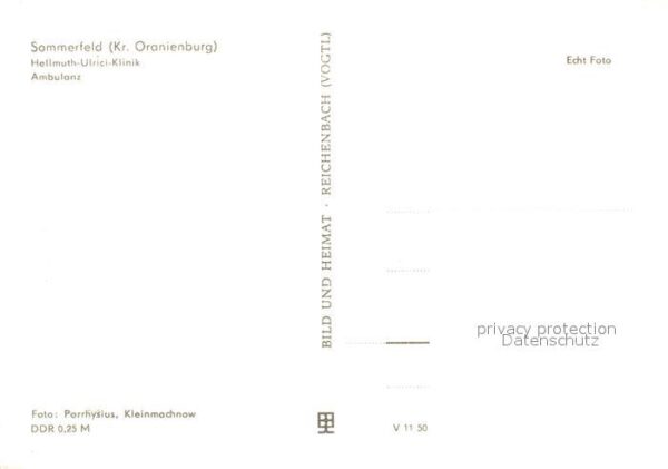 Sommerfeld Kremmen Hellmuth-Ulrich-Klinik Ambulanz – Bild 2