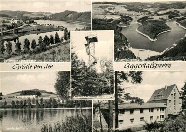 Aggertalsperre Jugendherberge Zeltplatz Lantenbach Aus
