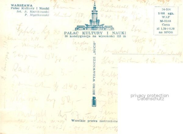 Warszawa Palac Kultury in Nauki – Bild 2