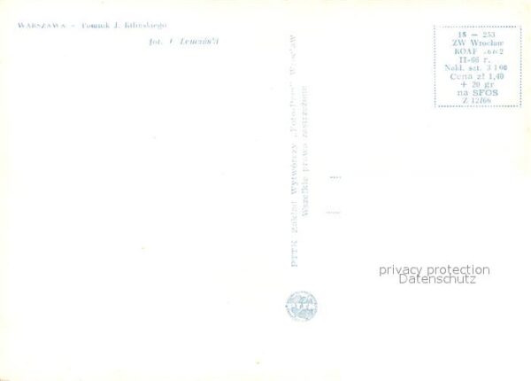 Warszawa Pomnik J. Kilinskiego – Bild 2