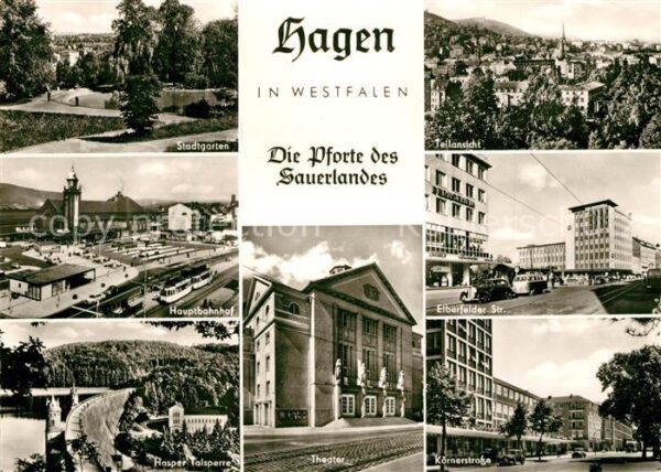 Hagen Westfalen Hauptbahnhof Elberfelder Str. Körnerstr