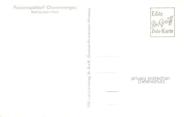 Oberammergau Rotkäpchen-Haus – Bild 2