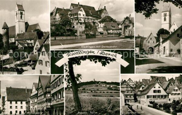Riedlingen Donau Bussen Brücke Marktplatz