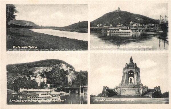 Porta Westfalica Kaiser-Wilhelm-Denkmal Arminsberg Hotel