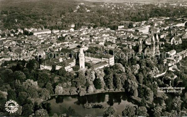 Bad Homburg Fliegeraufnahme Schloss Jugendherberge
