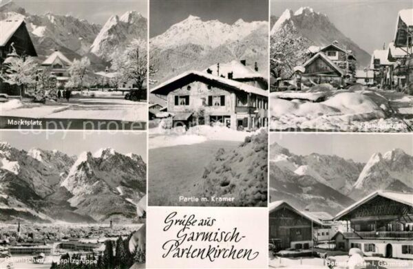 Garmisch-Partenkirchen Marktplatz Kramer Zugspitze