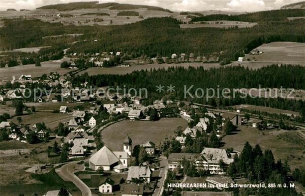 Hinterzarten Fliegeraufnahme
