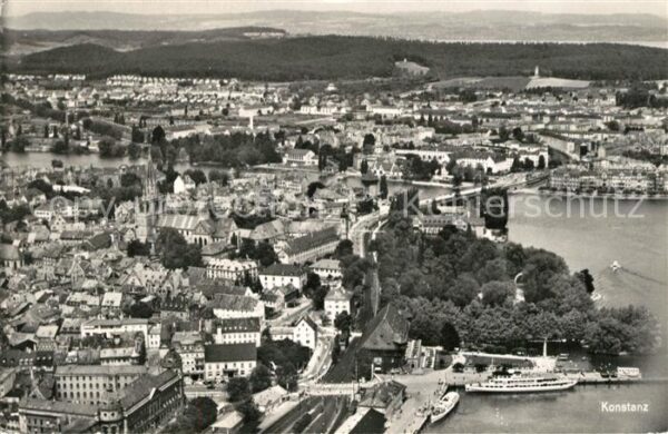 Konstanz Bodensee Fliegeraufnahme