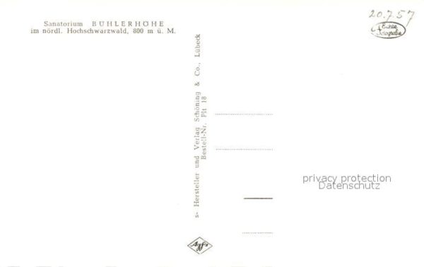Buehl Baden Sanatorium Bühlerhöhe – Bild 2