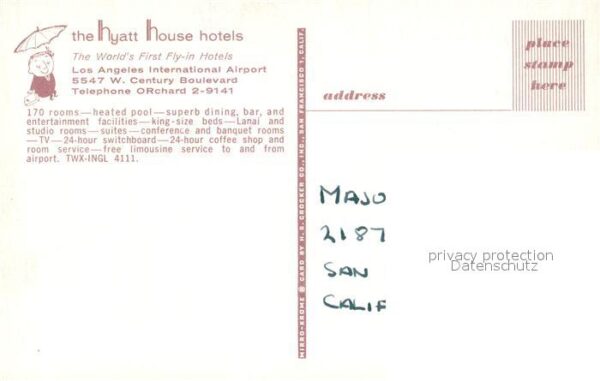 Los Angeles California Hyatt House Hotel – Bild 2