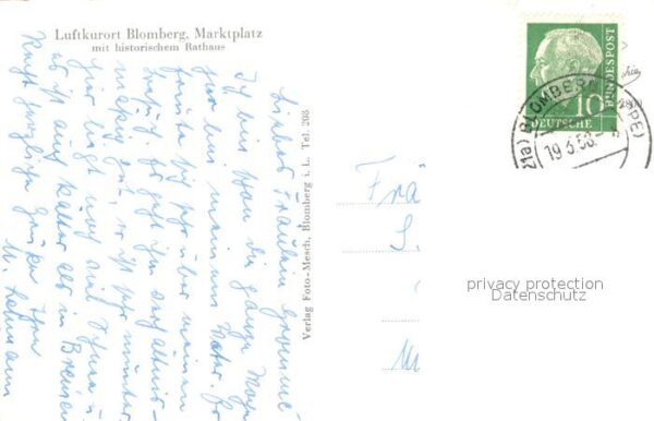 Blomberg Lippe Rathaus Marktplatz – Bild 2