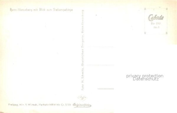 Venusberg Bonn Fliegeraufnahme Siebengebirge – Bild 2