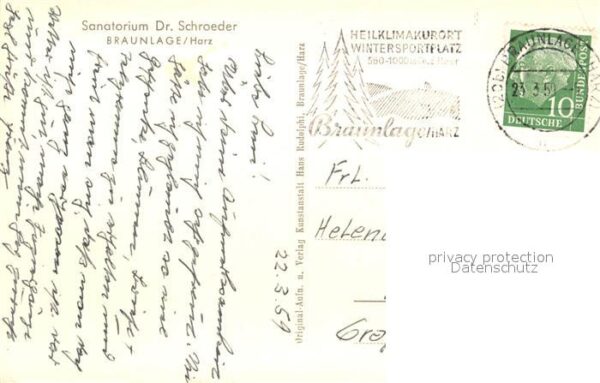 Braunlage Sanatorium Dr. Schroeder – Bild 2