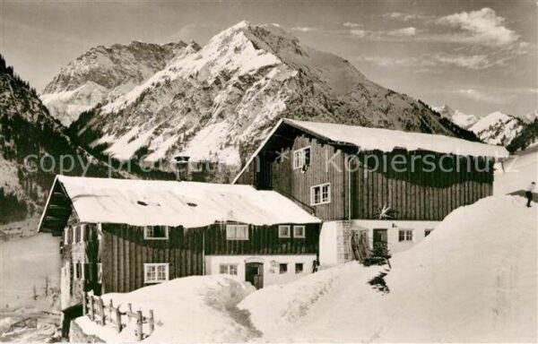 Mittelberg Kleinwalsertal Alte Mühle Widderstein Bärenkopf