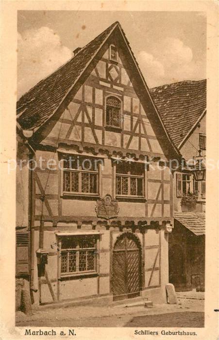 Marbach Neckar Schillers Geburtshaus