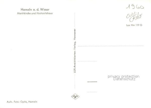 Hameln Weser Marktkirche Hochzeitshaus – Bild 2