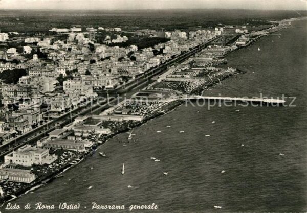 Lido di Roma Fliegeraufnahme