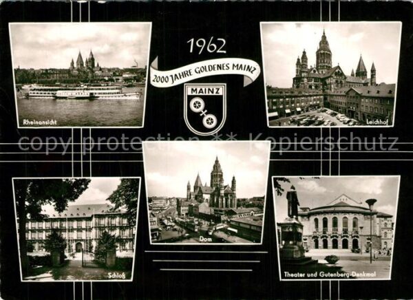 Mainz Rhein Leichhof Thetater Dom Schloss