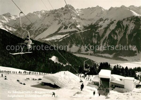 Schoppernau Vorarlberg Sesselbahn