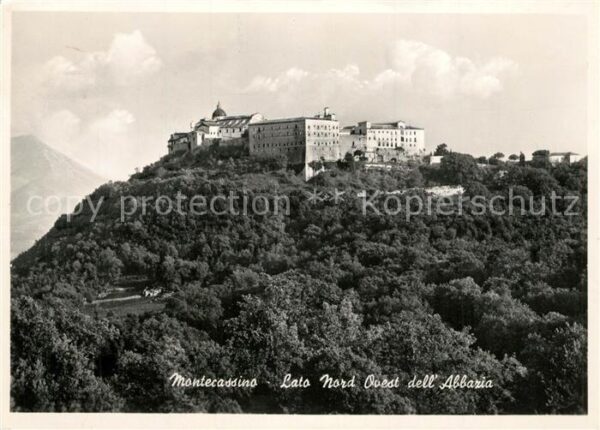 Montecassino Lato Nord Ovest dell Abbazia
