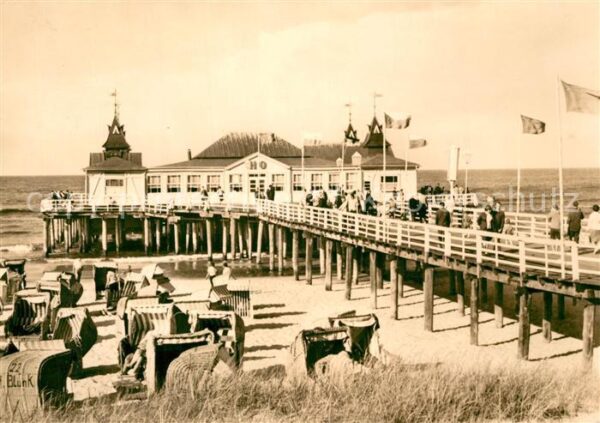 Ahlbeck Ostseebad Strand Seebrücke