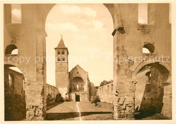 Hersfeld Bad Ruine der Benediktiner Klosterkirche