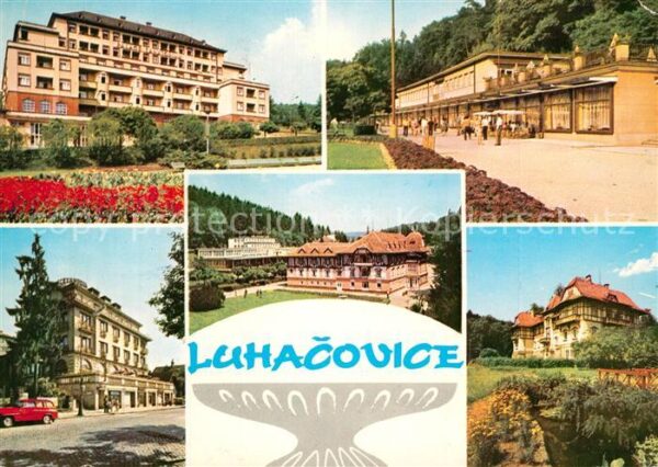 Luhacovice Palace sanatorium Kavarna a cukrarna na