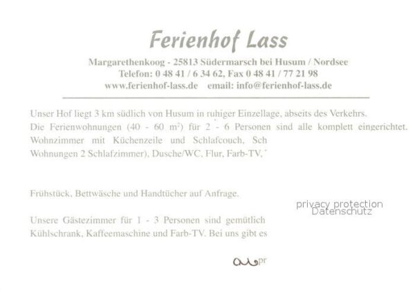 Suedermarsch Husum Ferienhof Lass – Bild 2