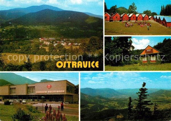 Ostravice Panorama Pionyrsky tabor Skalka Bezrucu