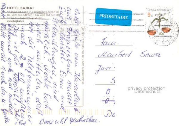 Frantiskovy Lazne Hotel Bajkal Details – Bild 2