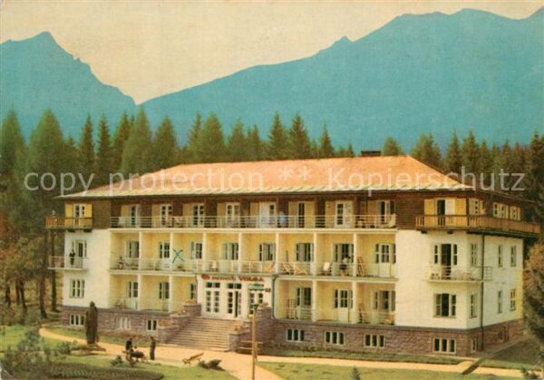 Vysoke Tatry Tatranska Lomnica zotavovna ROH Volga