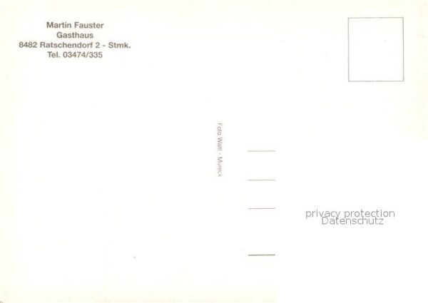 Ratschendorf Gasthaus Fauster Wallfahrtskirche Maria – Bild 2