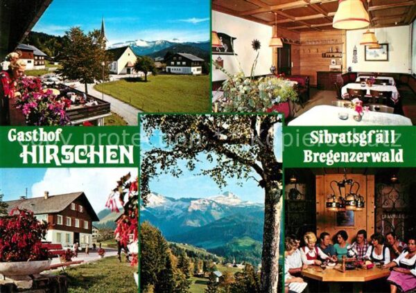 Bregenzerwald Gasthof Hirschen Sibratsgfäll