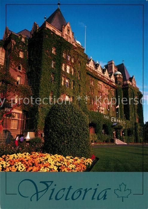 Victoria British Columbia Flowers Accent the Beauty of Empress Ho