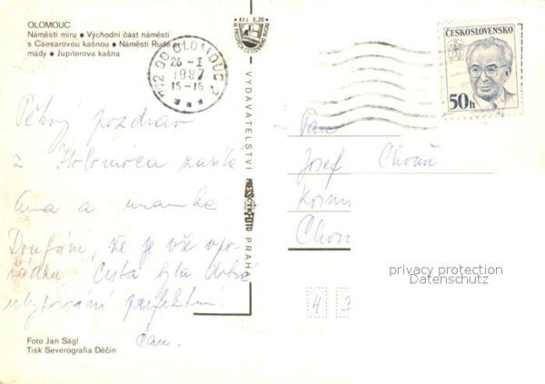 Olomouc Namesti miru Vychodni cast namesti s Ca – Bild 2