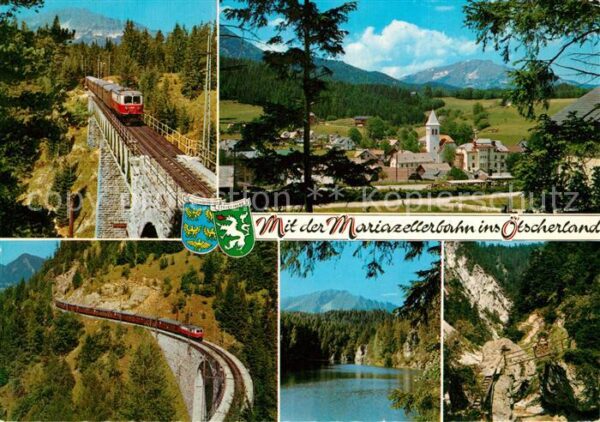 Mariazellerbahn  Kuhgrabenviadukt Mitterbach Erlaufsee S