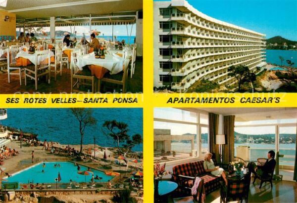 Santa Ponsa Mallorca Islas Baleares Ses Rotes Velles Apartamentos Caesars