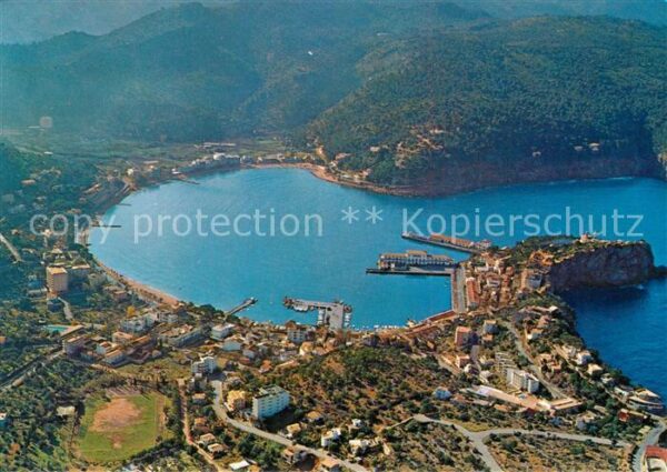 Mallorca Puerto de Soller Vista aerea